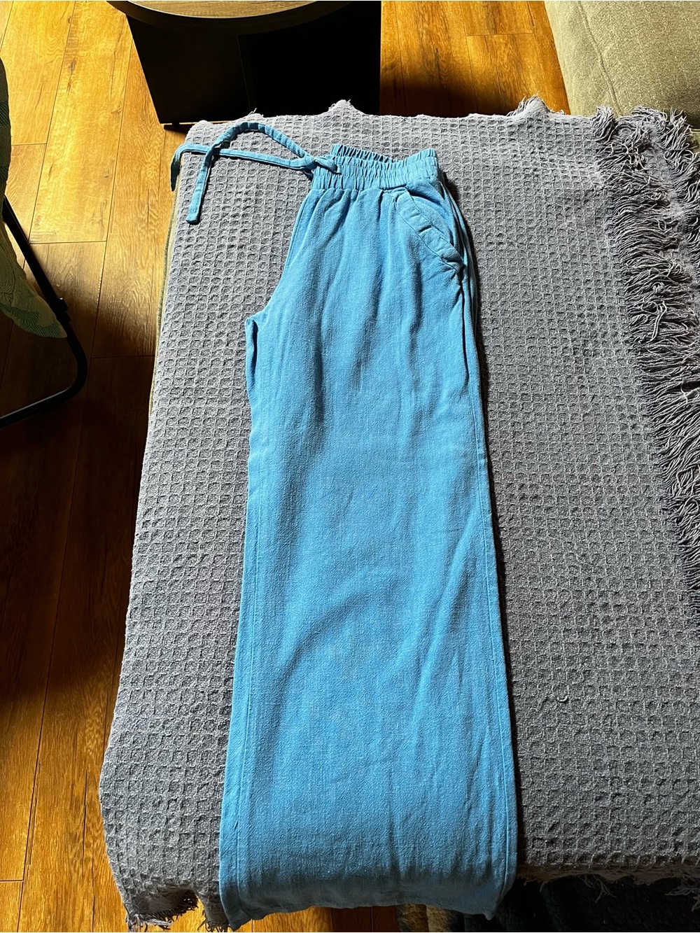 Sienna Sky Blue Drawstring Lounge Pants